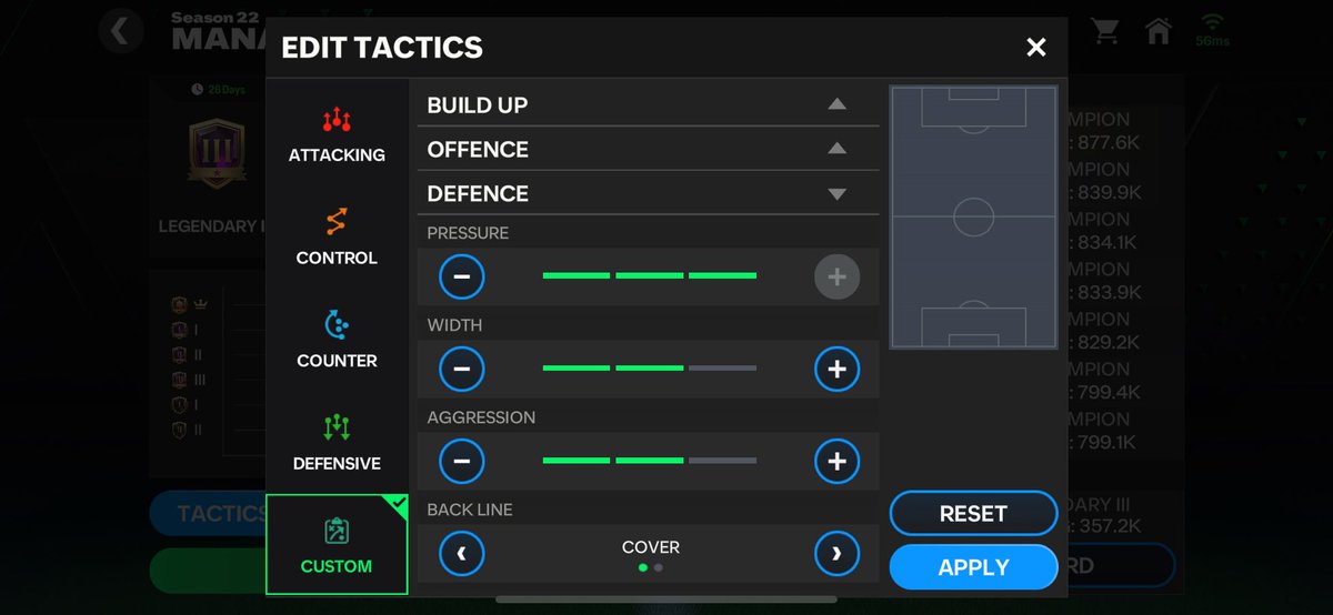 FCMMIZ's tweet photo. My Manager Tactis for my team 

4-3-3 Attack 🫠 https://t.co/TUwsDwam88