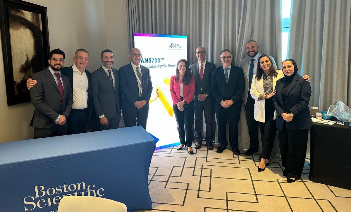 Kareim M Khalafalla (@kareim_uromd) on Twitter photo Great day in Dubai at the <a href="/MeSexualHealth/">MESSM - Middle East Society For Sexual Medicine</a> ‘Meet the Experts’ Prosthesis Workshop! 💪🏻 Hands-on training, hydrogel models, semi-live AMS 700 & Titan malleable cases& rich discussions on counseling, complications & post-op care #SexualMedicine #PenileImplants
Thanks to <a href="/bsc_urology/">Boston Scientific Urology</a> Great day in Dubai at the <a href="/MeSexualHealth/">MESSM - Middle East Society For Sexual Medicine</a> ‘Meet the Experts’ Prosthesis Workshop! 💪🏻 Hands-on training, hydrogel models, semi-live AMS 700 & Titan malleable cases& rich discussions on counseling, complications & post-op care #SexualMedicine #PenileImplants
Thanks to <a href="/bsc_urology/">Boston Scientific Urology</a>