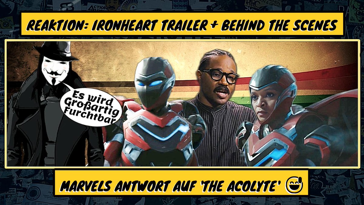 Reaktion: Ironheart Trailer + Behind the Scenes | Marvels Antwort auf 'The Acolyte' 😅
youtu.be/o8t1cPN2L0o