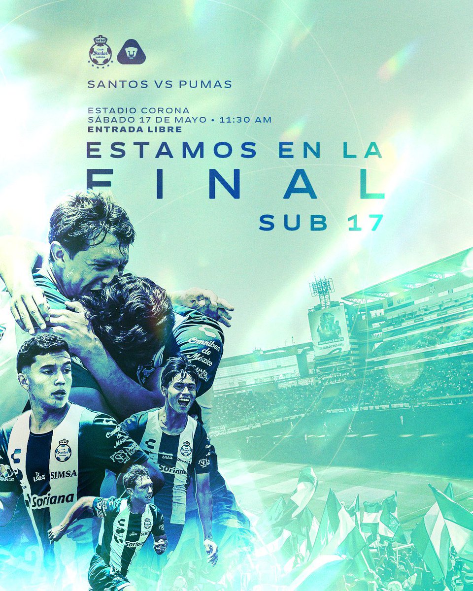 ¡Es hoy, Guerreros! 🇳🇬⚔️

Final Sub 17 en el Estadio Corona. 

🎟️: Entrada libre