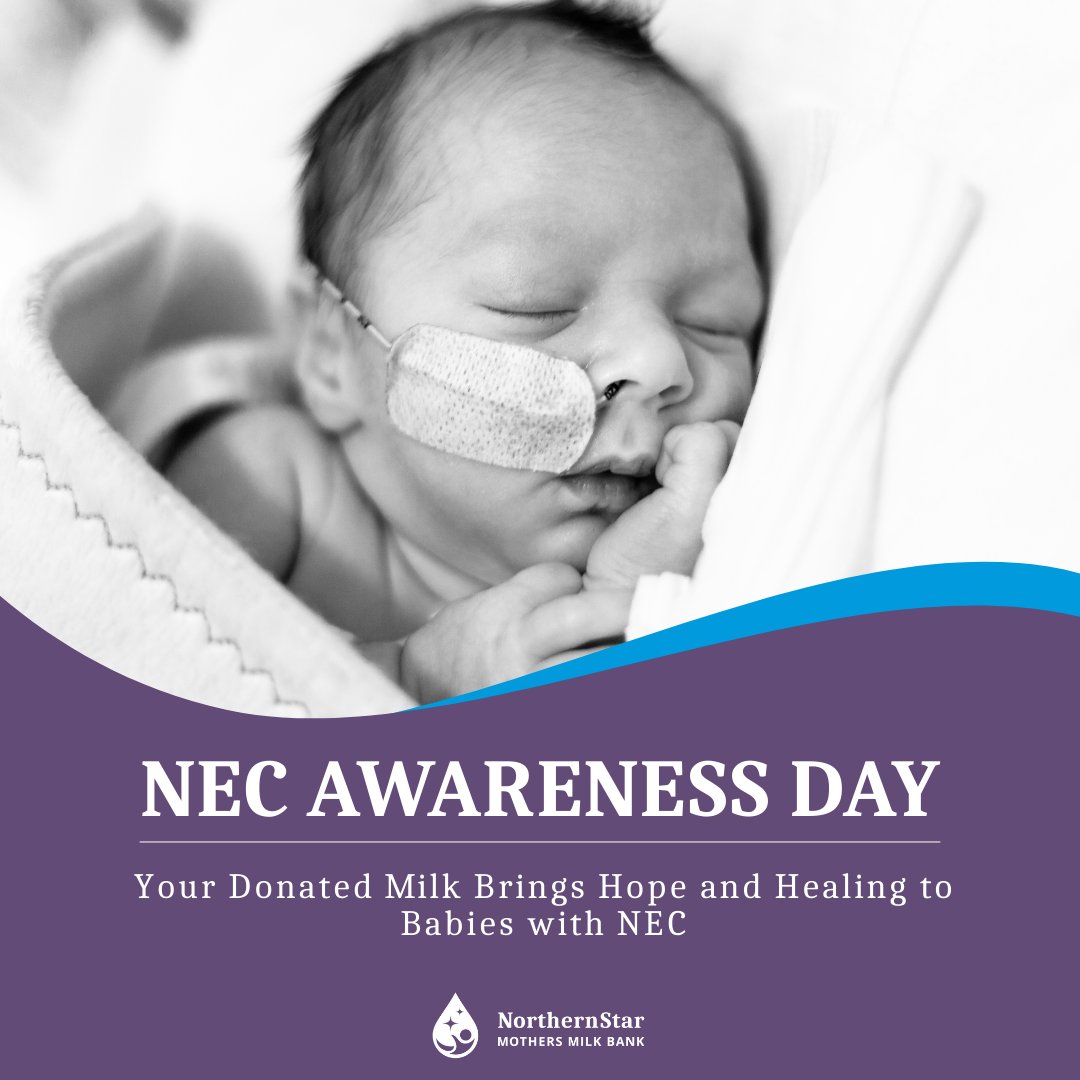 NorthernStarMB's tweet photo. 🧡 May 17 is #NECAwarenessDay.
We remember the babies affected by NEC, support their families, and raise awareness of prevention.
💧 Donor milk can cut NEC risk in half
💧 Safe. Pasteurized. Life-saving.
#DonorMilk #HMBANA #NecrotizingEnterocolitis #MilkDonation https://t.co/2gKGrDqI5B