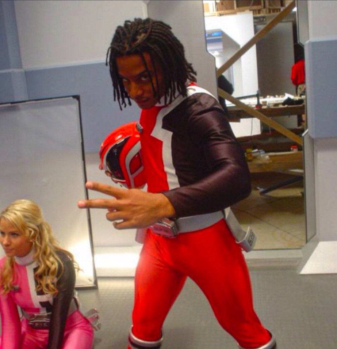 tmaddddd's tweet photo. Greatest red ranger of all time https://t.co/xIfq5DedHo