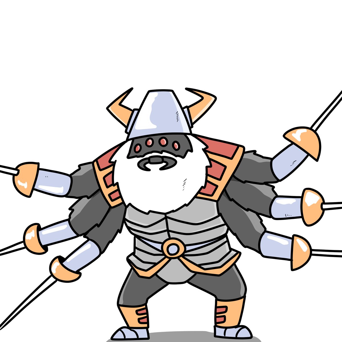 「ドラえもん のび太と夢幻三剣士のスパイドル将軍 」|Mr.Aのイラスト