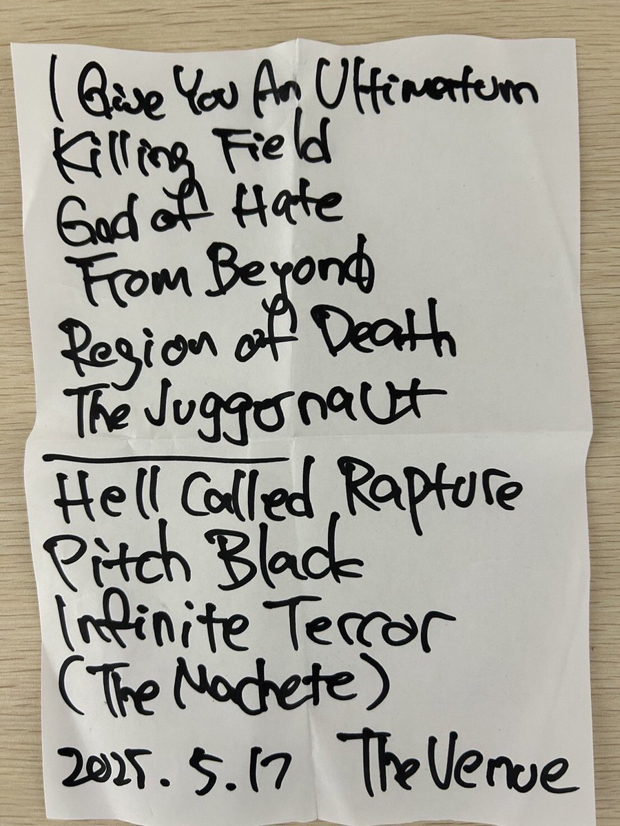 MACHETE KILLED NAGANO🪓🪓

徹頭徹尾デスメタル&amp;スラッシュメタルの最高なイベントありがとうございました！！