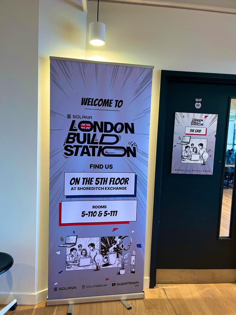 ck_blocksource's tweet image. Thanks to @solana and the @SuperteamUK for a great week at the London build station !