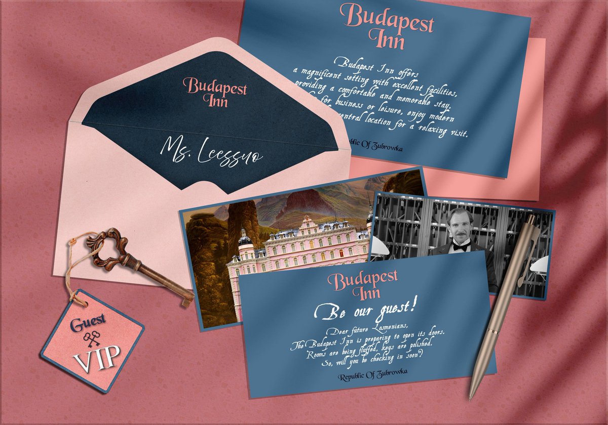 exciting news! budapest inn is coming soon. fancy joining me when the doors open? 💗