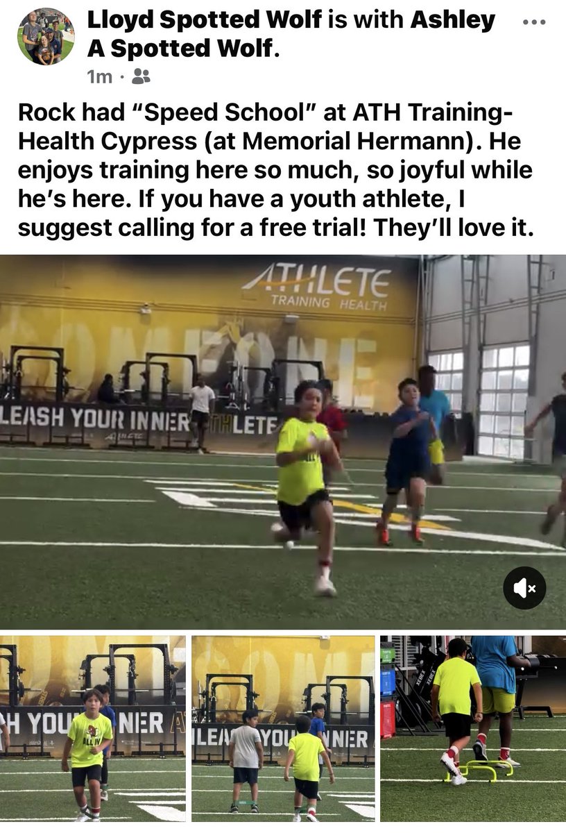 Lloyd Spotted Wolf (@coachwolf58) on Twitter photo Speed School <a href="/Athlete_TH/">Athlete Training and Health</a> Cypress (Memorial Hermann) today. <a href="/aswolf09/">Ashley Spotted Wolf</a> Speed School <a href="/Athlete_TH/">Athlete Training and Health</a> Cypress (Memorial Hermann) today. <a href="/aswolf09/">Ashley Spotted Wolf</a>