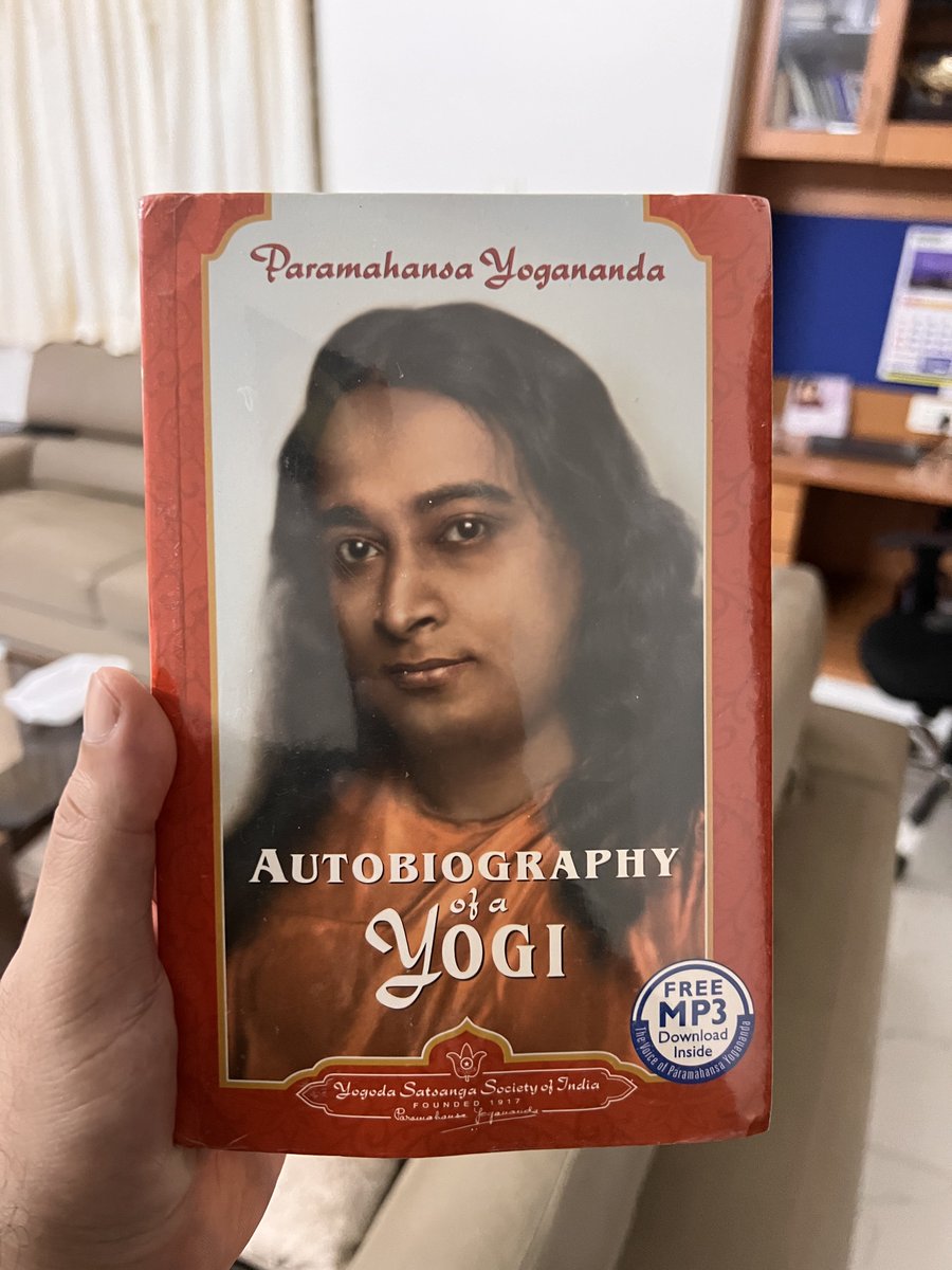 Have you read "Autobiography of a Yogi"? https://t.co/3QCbrFhI2M