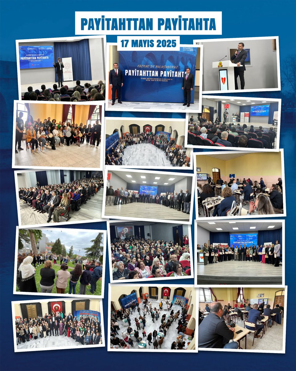 Eğitim, birikimi paylaşmak, gönül köprüleri kurmak ve birlikte gelişmektir.

İstanbul Öğretmen Akademileri ve Atölyelerimiz kapsamında gerçekleştirdiğimiz “Payitahttan Payitahta” programına ev sahipliği yapan Edirne İl Millî Eğitim Müdürlüğümüze, kıymetli İl Müdürümüz Ferhat