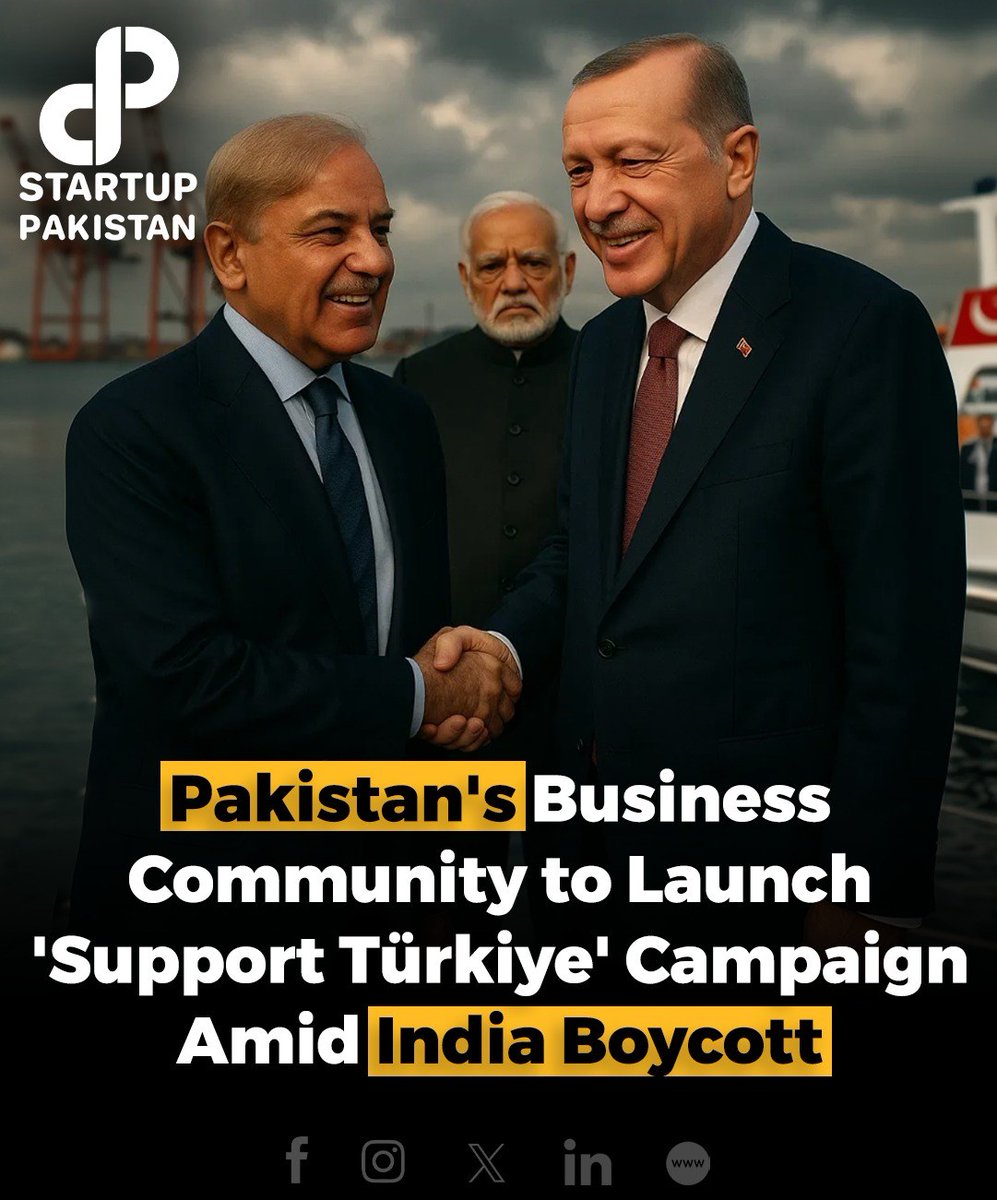 PakStartup's tweet image. Pakistan’s business community has decided to launch a ‘Support Türkiye’ campaign. The Acting President of the Federation of Pakistan Chambers of Commerce and Industry (FPCCI) urged an immediate increase in imports of raw materials and other goods from Türkiye.

#SupportTurkey