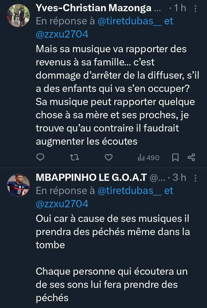 GroupeOmaci's tweet photo. 🚨 Werenoi décédé. Ses  œuvres ont été supprimées sur YouTube . Et ça pourrait être le cas sur les plateformes de streaming Spotify, Apple etc .... Dans les jours à venir. https://t.co/y1G5tPVnv7
