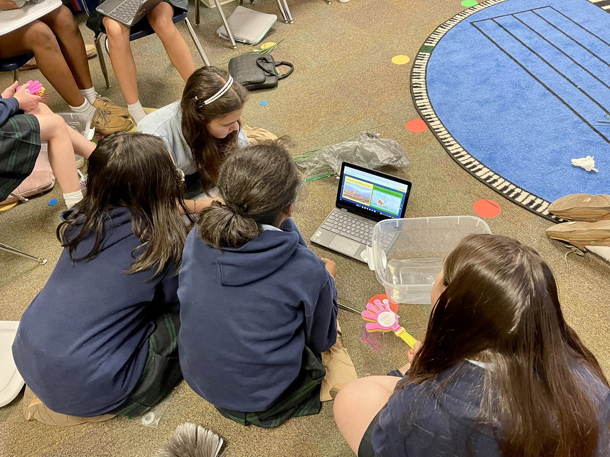 StJosephCSMusic's tweet photo. Such a fun project for 6th grade. A big theme in 6th grade this year has been music in movies and the art of sound effects! Can’t wait to see how these scholars have created sound effects to their short films https://t.co/7D2MW82u5A