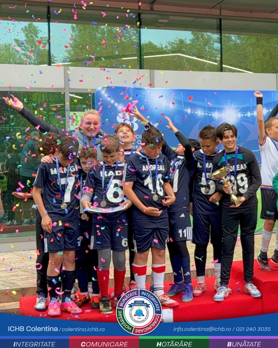 ICHBColentina's tweet photo. Locul al II-lea la Lumina CUP - Ediția a XX-a, categoria U11.
Elevii noștri de clasa a V-a au scris azi un joc frumos: curat, concentrat și curajos.
Felicitări pentru spirit, echipă și bucuria de a lupta elegant!
💙⚽ Bravo, echipă. Ne-ați dat meci, inimă și viitor.
#fotball https://t.co/bDiUBCPyCY