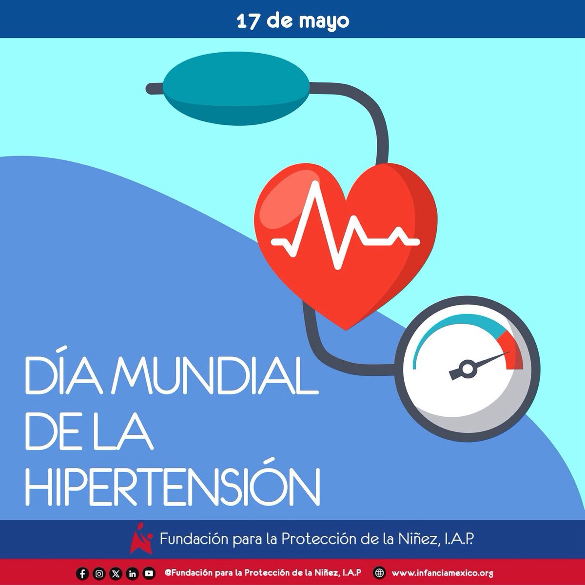 Cuidar el corazón también es cuidar la infancia. 

En el #DíaMundialDeLaHipertensión recordamos la importancia de prevenir desde hoy para proteger el mañana. 

Promovamos hábitos saludables en #niñas, #niños y familias. 

#SomosFPN #SaludInfantil