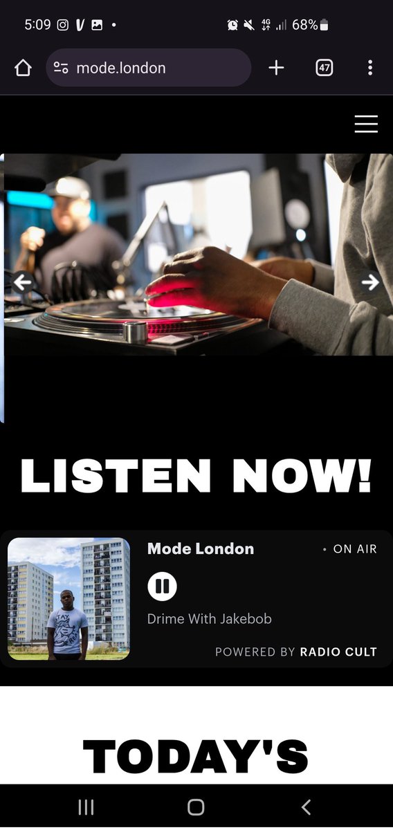 <a href="/Drimehexagon/">Drime Tali the 1st 🇯🇲</a> on Mode London with my guestmix from 5-7pm

Get locked

mode.london
