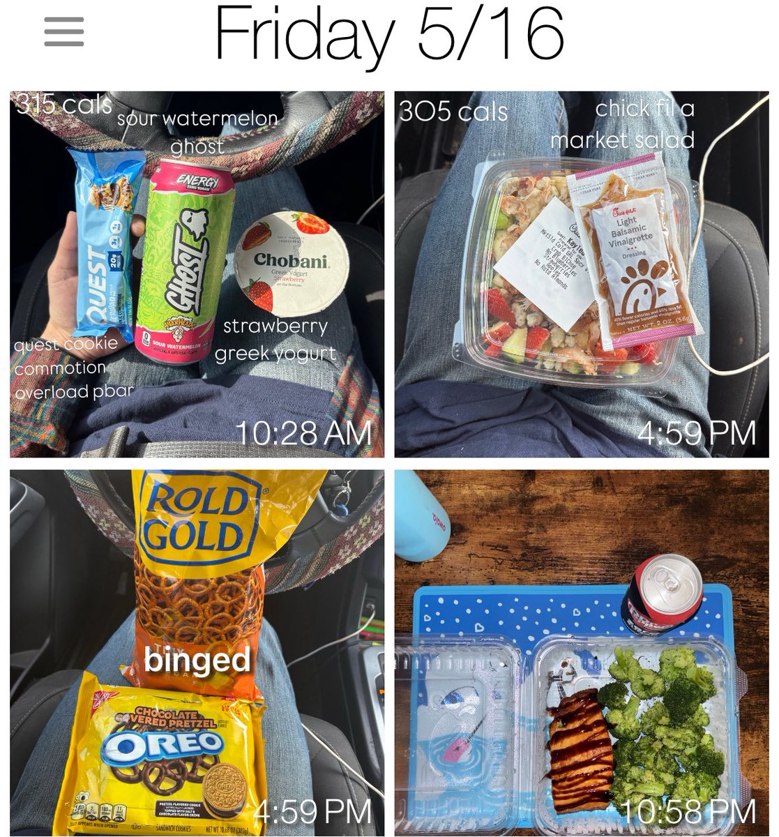 taserblade's tweet photo. ⋆｡°✩ wieiad, may 16
+ other random food at work :-((
guys i ate that entire pack of oreos… i didnt even know i was capable of that… https://t.co/hnoIVrplQh