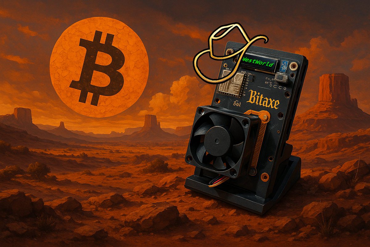 westworldBTC's tweet image. 🤠 Clock’s windin’ down. Giveaway #6 ends tomorrow.

⚙️ Comment. Share. Tag someone who’s got the grit.

⛏️ You could be mining Bitcoin before the dust settles.

🔔 Keep notifications on.