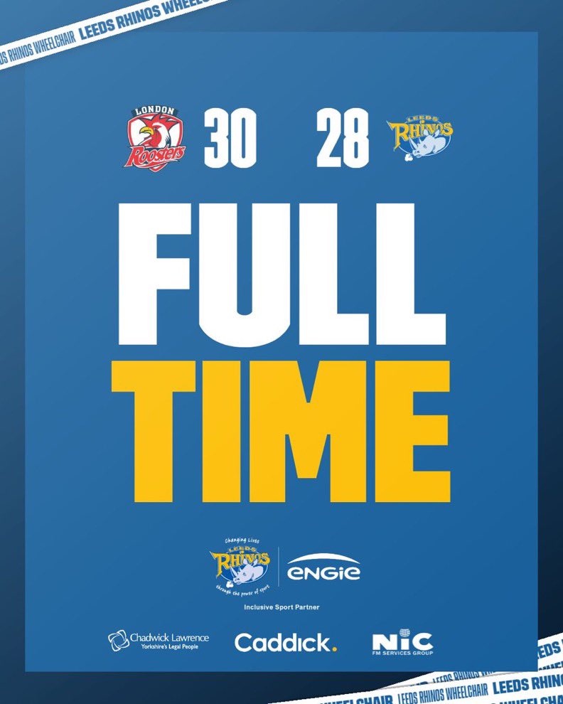 MrJohnSeager (@mrjohnseager) on Twitter photo BREAKING:
Your 2025 <a href="/Betfred/">Betfred</a> <a href="/RLwheelchair/">Wheelchair Rugby League โฟ๏ธ๐</a> <a href="/TheChallengeCup/">Betfred Challenge Cup</a> finalists
<a href="/London_Roosters/">London Roosters WhRL</a> v <a href="/HalifaxPanthers/">Halifax Panthers ๐พ</a>
Both sides head to Wigan on the 14th June after coming through two tough semi finals today
Game will be live on <a href="/BBCSport/">BBC Sport</a> BREAKING:
Your 2025 <a href="/Betfred/">Betfred</a> <a href="/RLwheelchair/">Wheelchair Rugby League โฟ๏ธ๐</a> <a href="/TheChallengeCup/">Betfred Challenge Cup</a> finalists
<a href="/London_Roosters/">London Roosters WhRL</a> v <a href="/HalifaxPanthers/">Halifax Panthers ๐พ</a>
Both sides head to Wigan on the 14th June after coming through two tough semi finals today
Game will be live on <a href="/BBCSport/">BBC Sport</a>