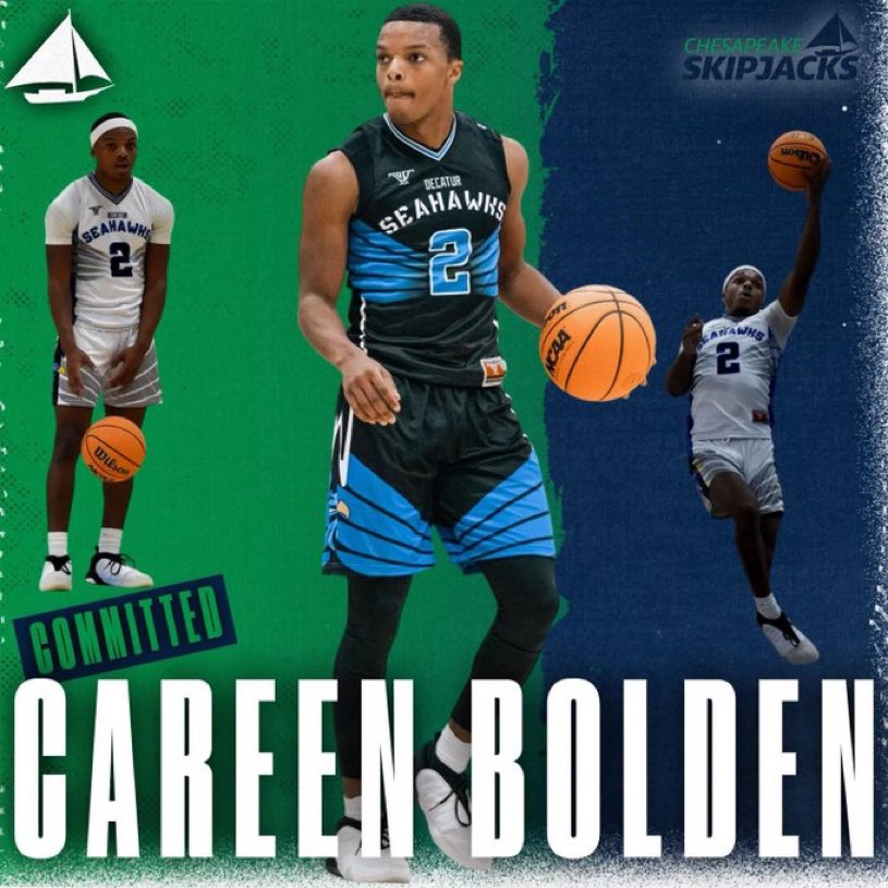 Tim Nolan (@timnolantv) on Twitter photo Former Seaford & <a href="/SDHS_Sports/">SDHS_Sports</a> star Careen Bolden has committed to <a href="/skipjacksmbb/">Chesapeake College Skipjacks Men's Basketball</a> ahead of this season.
Chesapeake adds its fourth player from Delmarva this recruiting cycle. Skipjacks went 25-7 last season, racking up the third-most wins in program history.
<a href="/DelmarvaSports/">Delmarva Sports Network</a> Former Seaford & <a href="/SDHS_Sports/">SDHS_Sports</a> star Careen Bolden has committed to <a href="/skipjacksmbb/">Chesapeake College Skipjacks Men's Basketball</a> ahead of this season.
Chesapeake adds its fourth player from Delmarva this recruiting cycle. Skipjacks went 25-7 last season, racking up the third-most wins in program history.
<a href="/DelmarvaSports/">Delmarva Sports Network</a>