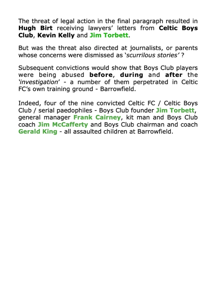 Spotlight (@spotlight_cfc66) on Twitter photo Sponsors of <a href="/CelticFC/">Celtic Football Club</a> -
<a href="/adidasfootball/">adidas Football</a>, <a href="/CadburyUK/">Cadbury UK</a>,
<a href="/CocaCola/">Coca-Cola</a>, <a href="/Dafabet/">Dafabet</a>,
<a href="/EASPORTS/">EA SPORTS</a>, <a href="/SkySport/">skysport</a>,
<a href="/radioclyde/">Radio Clyde</a>, <a href="/WilliamHill/">William Hill</a>,
<a href="/MagnersUK/">Magners Cider</a>, <a href="/POWERADE/">POWERADE</a>.
This is the club you endorse.
Does <a href="/CelticFC/">Celtic Football Club</a> reflect your values?
Hugh Birt and Lawyers' Letters
(4/7) Sponsors of <a href="/CelticFC/">Celtic Football Club</a> -
<a href="/adidasfootball/">adidas Football</a>, <a href="/CadburyUK/">Cadbury UK</a>,
<a href="/CocaCola/">Coca-Cola</a>, <a href="/Dafabet/">Dafabet</a>,
<a href="/EASPORTS/">EA SPORTS</a>, <a href="/SkySport/">skysport</a>,
<a href="/radioclyde/">Radio Clyde</a>, <a href="/WilliamHill/">William Hill</a>,
<a href="/MagnersUK/">Magners Cider</a>, <a href="/POWERADE/">POWERADE</a>.
This is the club you endorse.
Does <a href="/CelticFC/">Celtic Football Club</a> reflect your values?
Hugh Birt and Lawyers' Letters
(4/7)