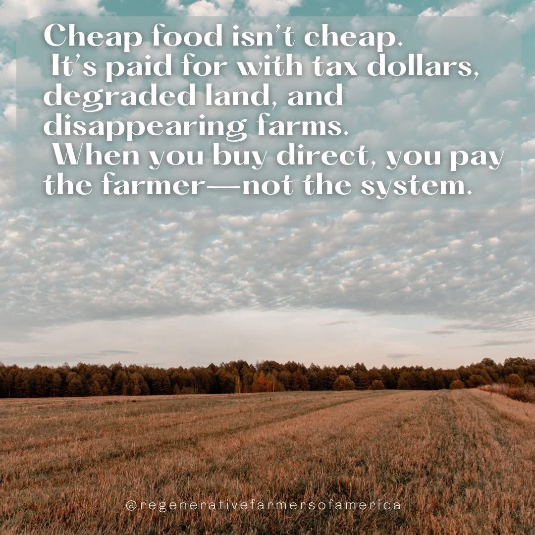 We could not agree more.  Thank you to all of the buyers that buy grain directly from us!! From 5lbs to 50,000lbs sales. It ALL matters