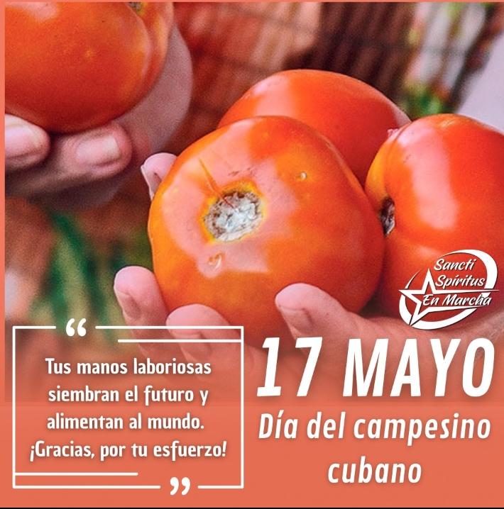 Feliz día para todos los campesinos cubanos les desea #CabaiguánEduca #SanctiSpíritusEnMarcha <a href="/AlexisLorente74/">Alexis Lorente Jiménez</a>  <a href="/AndreiArmasBra6/">Andrei Armas Bravo</a>  <a href="/EnriquezMaiquel/">Maiquel Enriquez</a>