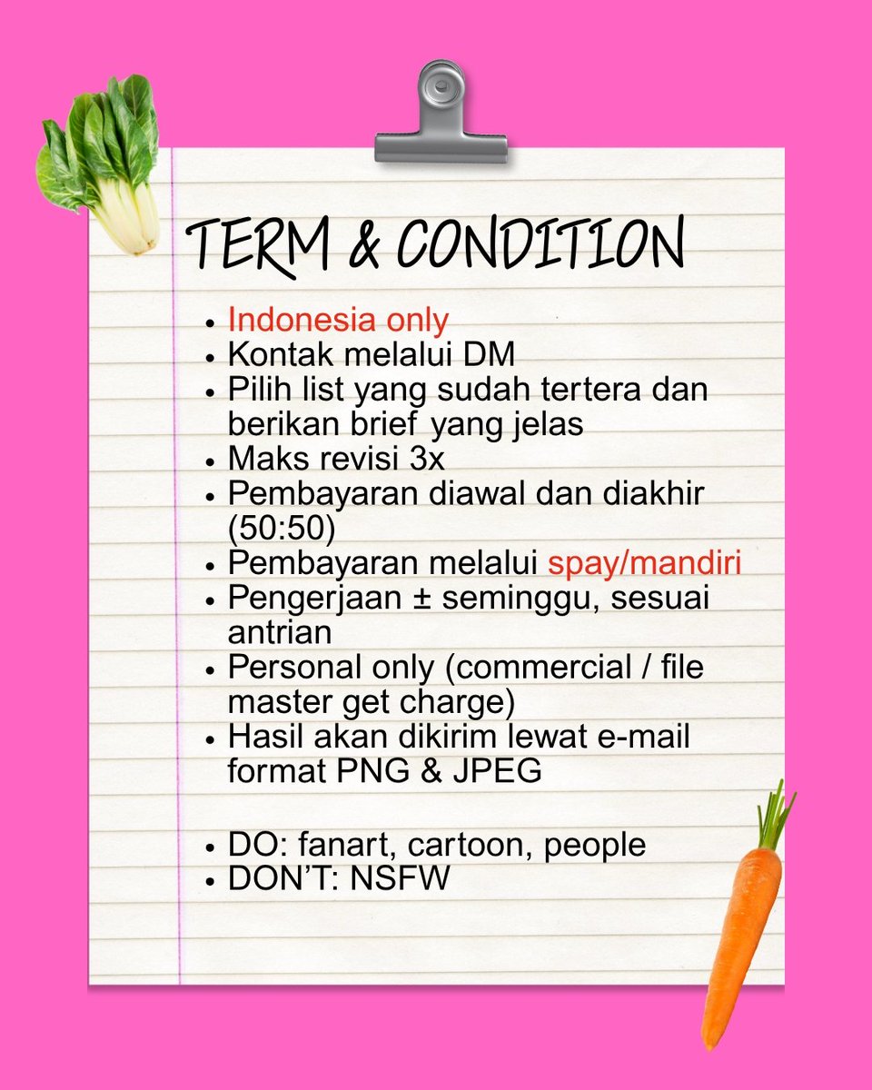 himawan_____'s tweet photo. Open #commission !
Hi hi aku lagi open commiss start 25k azza, HMU at dm yaa jika tertarik 🍅 https://t.co/9JtXZdlYUt