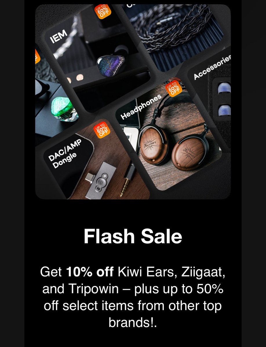 combthebeard's tweet photo. Hugeeeee sale over at @Linsoul_Audio!!
Use link now, you won’t regret it https://t.co/CRWn1G7WbG https://t.co/GIfxPKdlfh