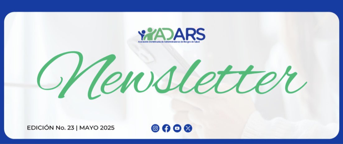 ADARS_RD's tweet photo. 📰💙 Mantente informado con #ADARSNewsletter: datos de salud, prevención y bienestar en un solo lugar. ¡Recíbelo directamente en tu correo! 📩 A tan solo un click de distancia. 🔗 https://t.co/voliHZxOml
#SaludADARS #CuidadoIntegral https://t.co/pJDTABTxxN