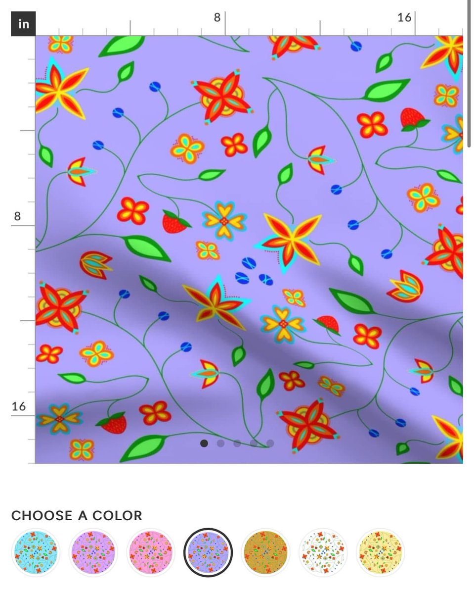 niibidoon's tweet photo. If you’re looking for fabric - I use mine for ribbon skirts - check out my Spoonflower shop. My original designs can be bought as fabric! 

https://t.co/Mz3iiW3FQf https://t.co/sdjitCrM20