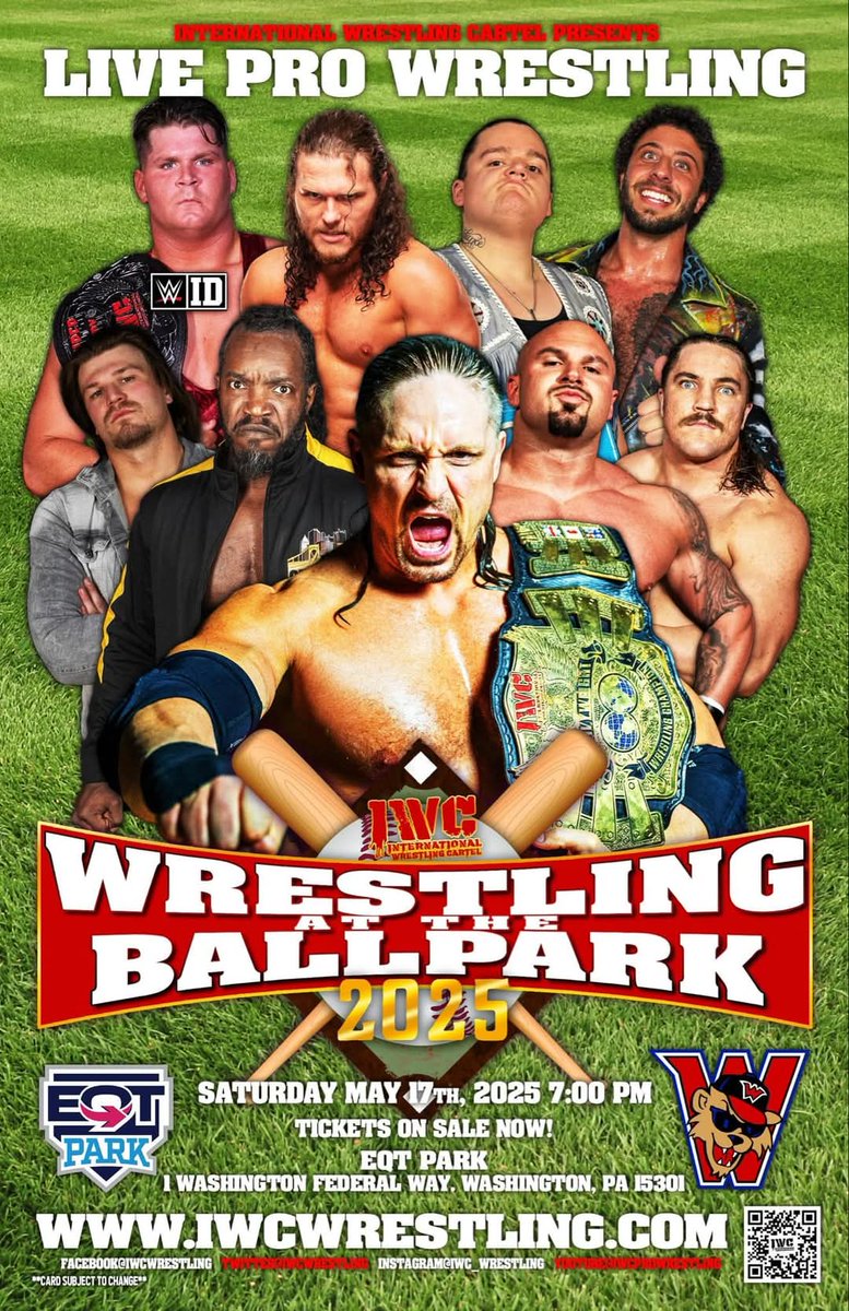 Nick Lendl π€ (@nicklendl) on Twitter photo I just can't seem to get away from ball fields...
Join us tonight at the <a href="/WashWildThings/">Washington Wild Things</a> Stadium for some #Wrestling action as <a href="/IWCwrestling/">IWC Wrestling</a> presents Wrestling At The Ballpark!
#IWCBallpark
#Announcer πͺ π€ I just can't seem to get away from ball fields...
Join us tonight at the <a href="/WashWildThings/">Washington Wild Things</a> Stadium for some #Wrestling action as <a href="/IWCwrestling/">IWC Wrestling</a> presents Wrestling At The Ballpark!
#IWCBallpark
#Announcer πͺ π€