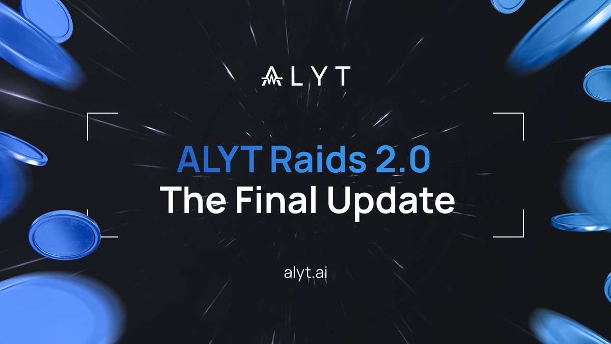 Word-of-Mouth Referral Rewards

Bring in 2 or more active new raiders →
💰 Earn bonus $ALYT
📈 Help grow the strongest raid army in crypto

Whether it’s a friend, a follower, or a fellow investor, if they raid, you both win.

✅Start earning: t.me/alyt_ai