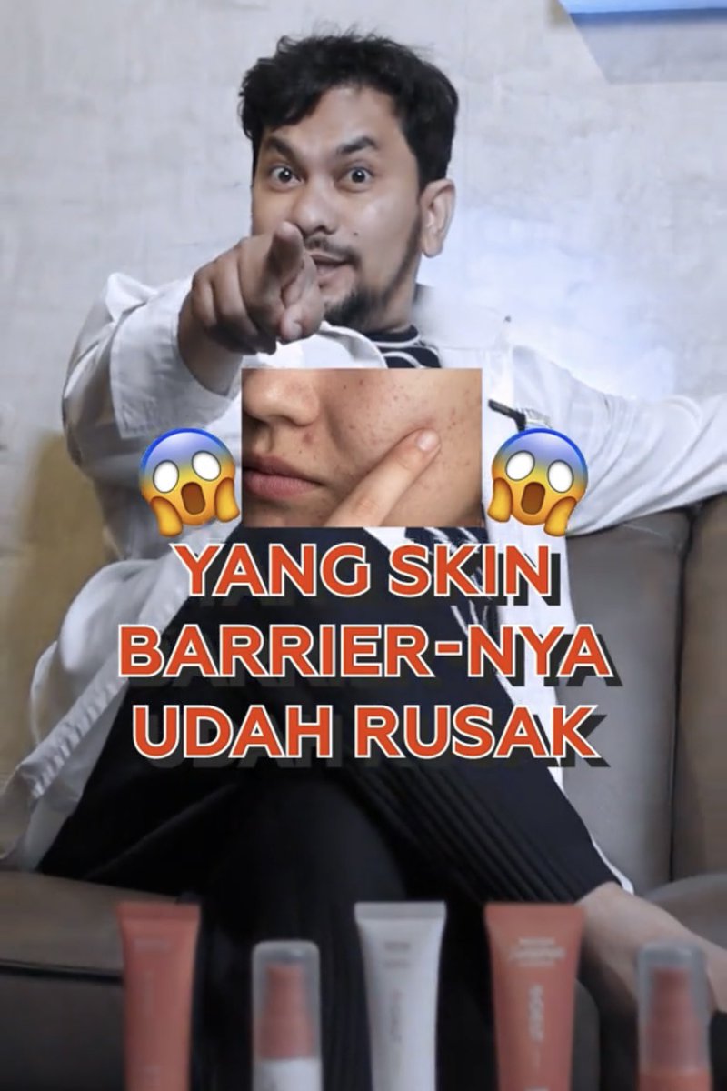 carsjebgail's tweet photo. 🚨Dr. Tompi mode: ON!
Coba cek dulu, jangan-jangan…
SKIN BARRIER KAMU UDAH RUSAK‼️

(Foto: ekspresi Dr. Tompi yang udah nggak bisa sabar lagi liat skincare-an ngawur)😮‍💨

Thread https://t.co/wXYtOng2MW