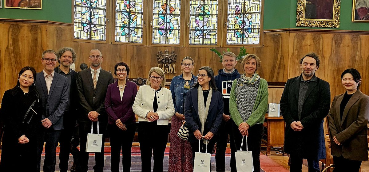 EAJS Conference Poznan 2026 (27-30 August)
European Association for Japanese Studies Council <a href="/eajs_office/">EAJS</a> working visit at Adam Mickiewicz University 
Busy 3 days in Poznan: meeting with the AMU Rector, Prof. Bogumiła Kaniewska, 
Save the date and joint EAJS Conference next year.