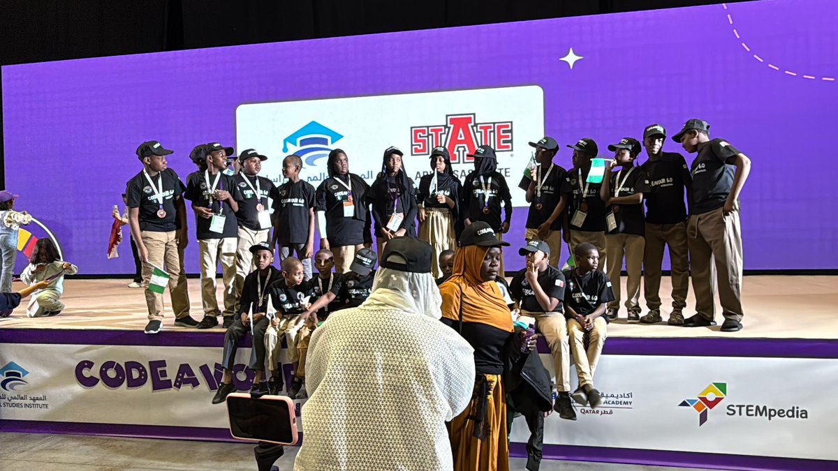 HelloEduTimes's tweet image. BREAKING: Nigeria’s all-girls team wins Track 1 Gold at the #Codeavour6.0 Int&apos;l Innovation Fest in Qatar!

They wowed the world with bold, green tech ideas rooted in clean energy and sustainability.Girls. Tech. Impact.
The future just showed up. #STEM #GirlsInSTEM #Doha2025