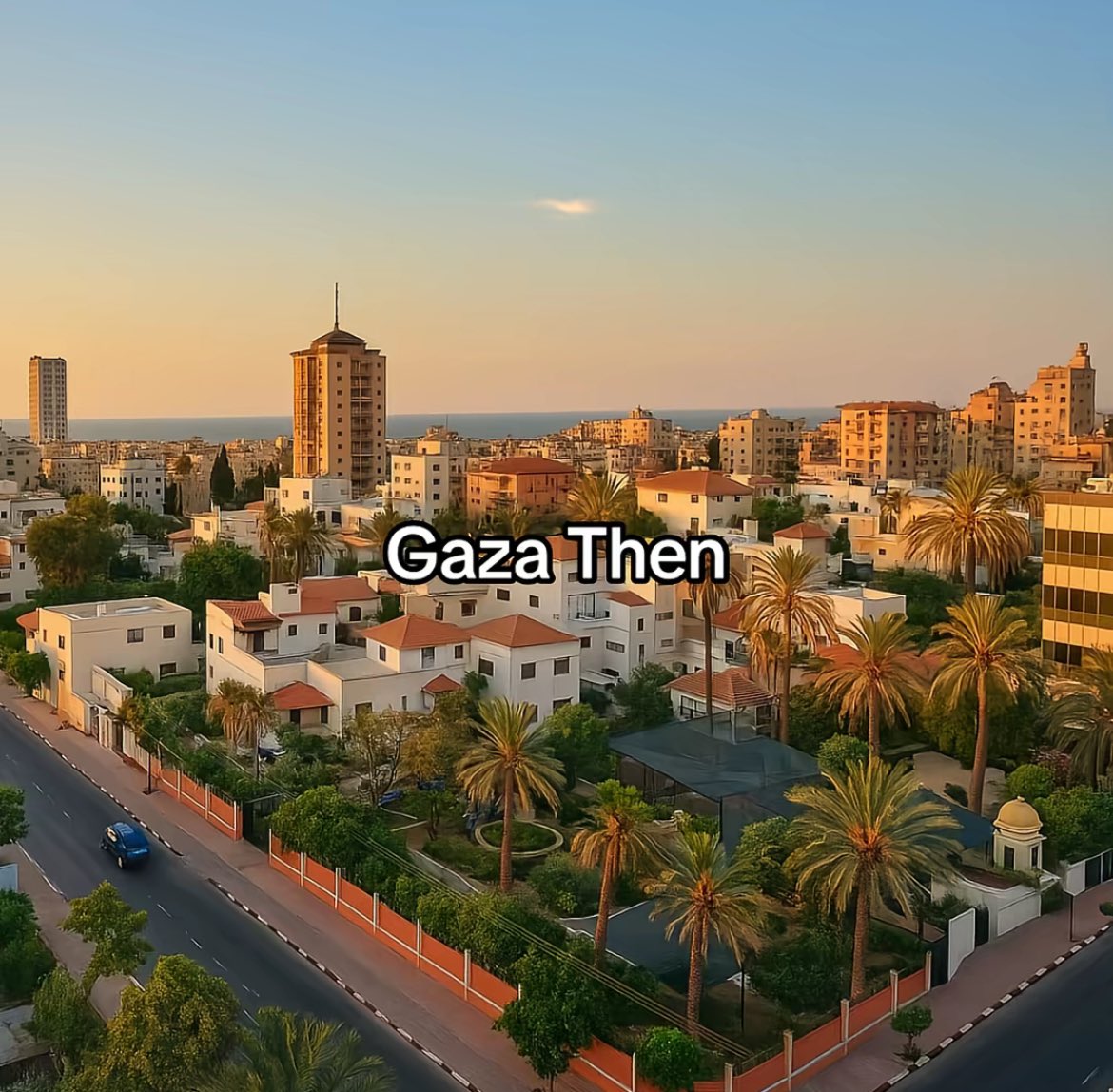 Gaza avant vs Gaza maintenant 🇵🇸