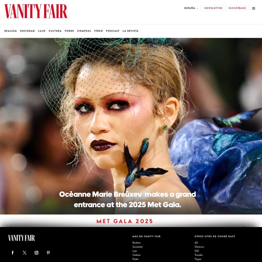 ® #VanityFairRP › Updates ›
𝗡𝗲𝘄𝘀 𝗻𝗼𝘁𝗶𝗰𝗲𝘀: News notices »
News posts › Post vía twitter

Ocèanne Marie Breúxev (<a href="/fioredeParis/">Ocèanne.</a>) has officially arrived at the 2025 Met Gala — “Superfine: Tailoring Black Style.”  A night that celebrates the artistry of Black fashion.