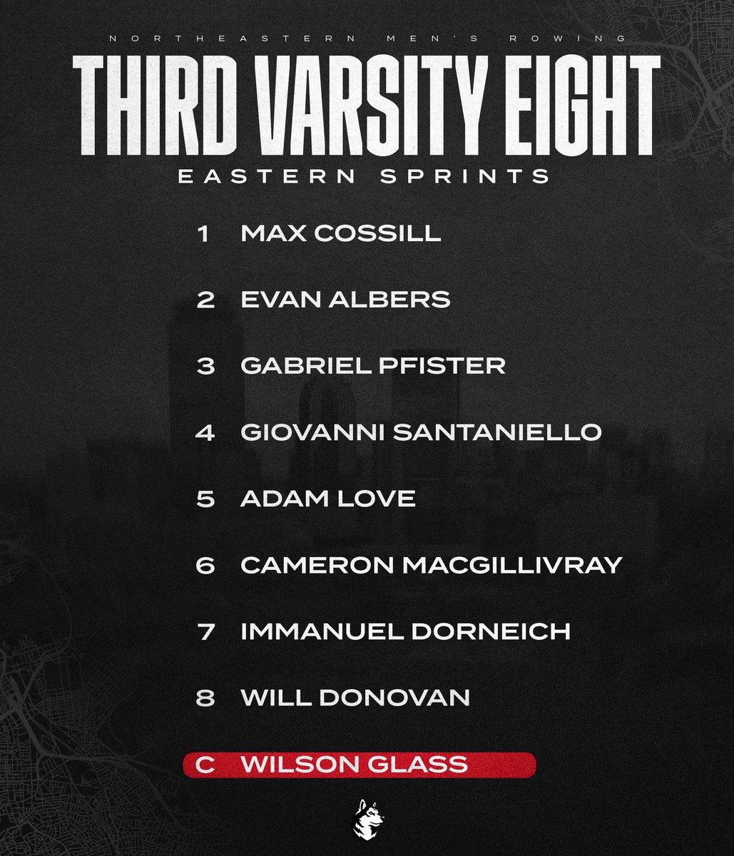 GoNUmrowing's tweet image. Lineups Are Live!