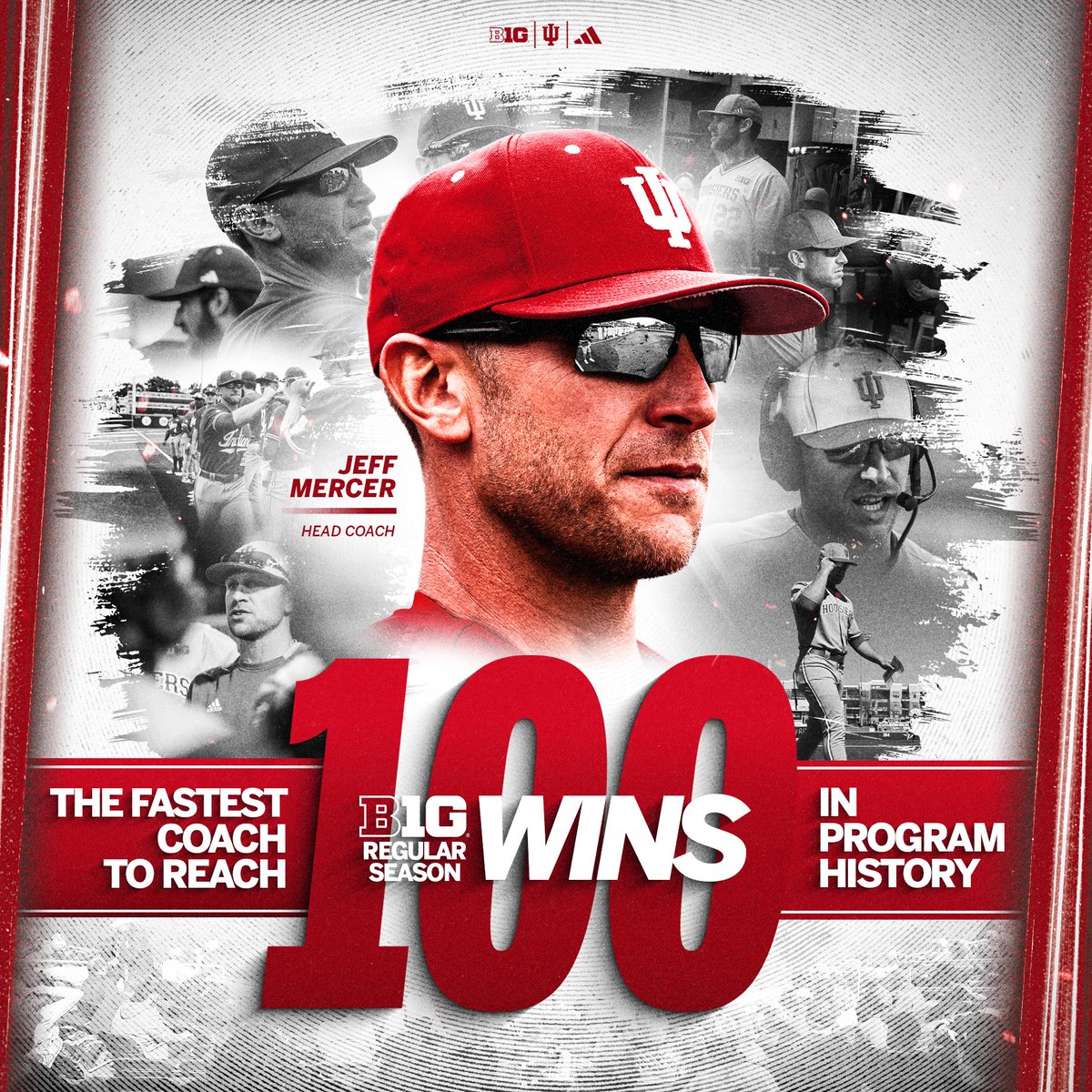 MarkKrockover's tweet photo. Congratulations Coach!!!! So proud of you!!! #Congratulations #CollegeBaseball #HeadCoach #100wins #TheFastest #AlwaysAHit @JeffMercer54 @IndianaBase @iubase17 https://t.co/M0hj202eGl