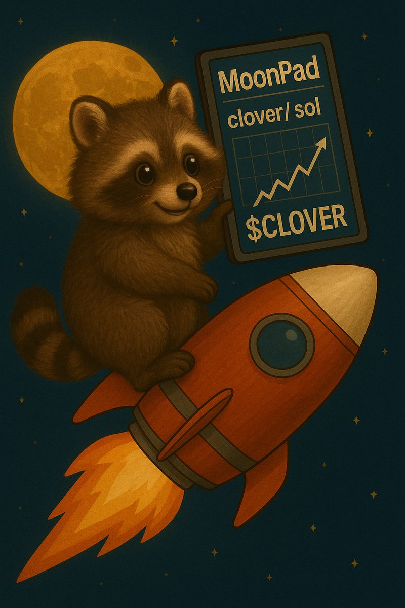 This is insane — the world LOVES $CLOVER 🦝 

$CLOVER wants to go higher 🚀

You're still early 👀