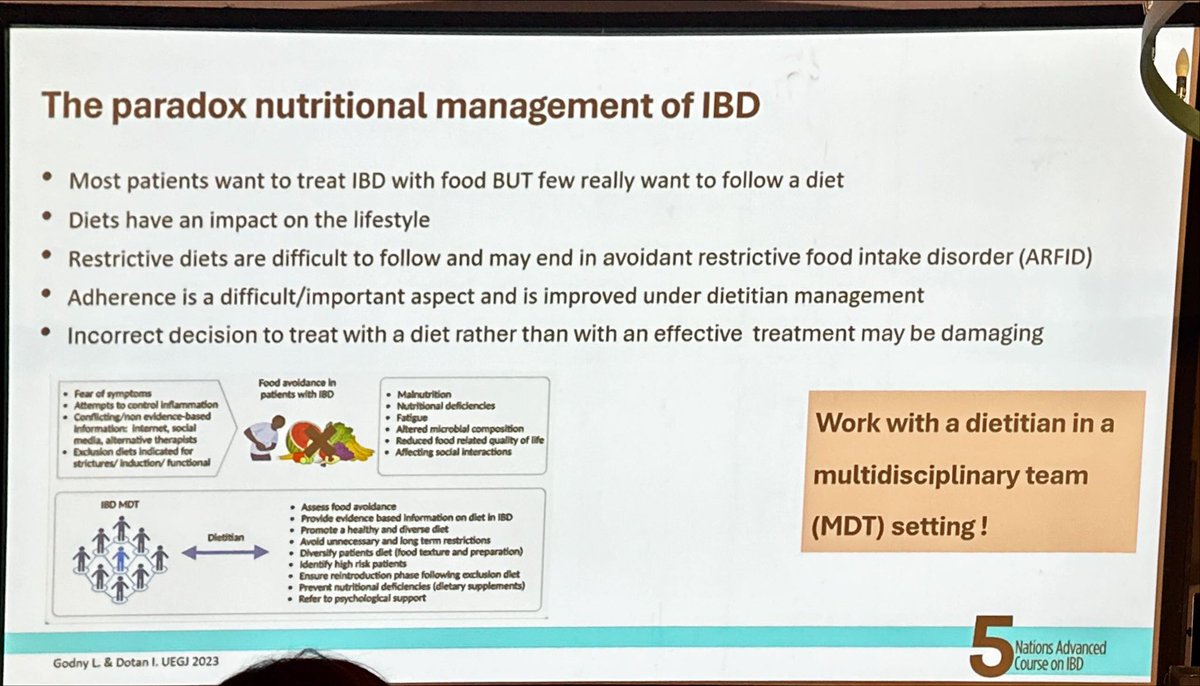 Beatriz Gros (@bealoquebea) on Twitter photo Outstanding Review on diet in IBD
Difficult to choose the best slides from <a href="/HenitYanaiMD/">Henit Yanai</a> IBD 5 Nations meeting Outstanding Review on diet in IBD
Difficult to choose the best slides from <a href="/HenitYanaiMD/">Henit Yanai</a> IBD 5 Nations meeting