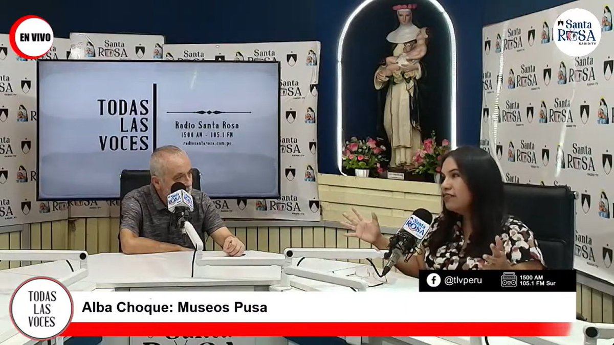 albachoquep's tweet photo. Ayer en Todas Las Voces en Radio Santa Rosa comentando sobre el Día Internacional de Los Museos y la labor de los museos en la actualidad, las innovaciones que se nos vienen en la incursión de la Inteligencia Artificial en el quehacer museístico.
Verla: https://t.co/tM3rzVFTKD https://t.co/YEPM1aUrgq