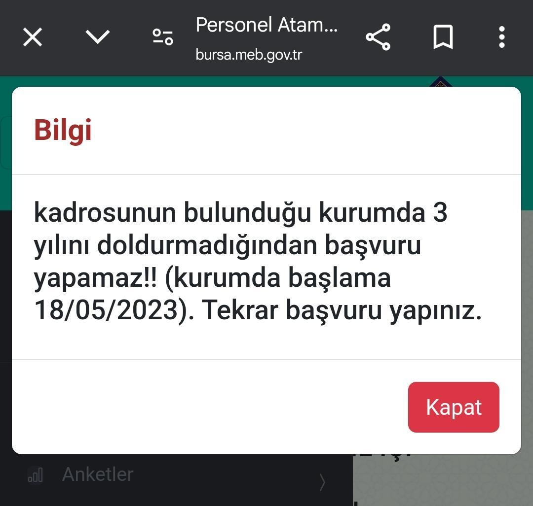 KamuAscilar's tweet photo. İl içi tayin "Aynı tarihte göreve başlayan aşçılar için Manisa İl MEM tayin onayı verirken, Bursa İl MEM red kararı veriyor. Eşit işe eşit hak nerede kaldı? Mağduriyet yaşayan Bursa’daki aşçılar için adalet istiyoruz! #TayinHakkı #AşçılarMağdur #bursa @BursaValiligi @tcmeb https://t.co/6WDKqe0XNf