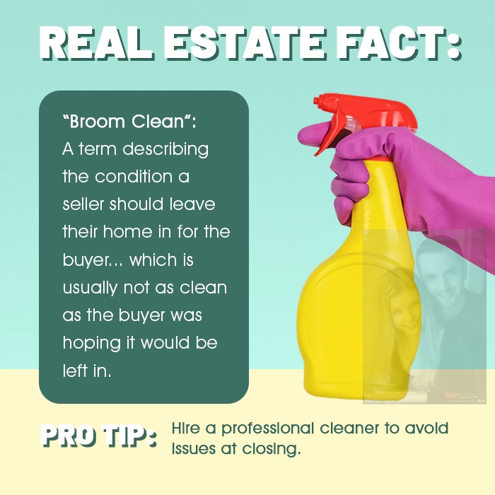 WithGlovers's tweet photo. 🧹 Not-So-Sparkling Truth About “Broom Clean”
Buyers, temper those expectations—and sellers, hire the cleaner!#RealEstateFact #BroomClean #ClosingDayTips #HomeSelling101 #RealtorAdvice #HomesWithGlovers https://t.co/mztJl0NDWu