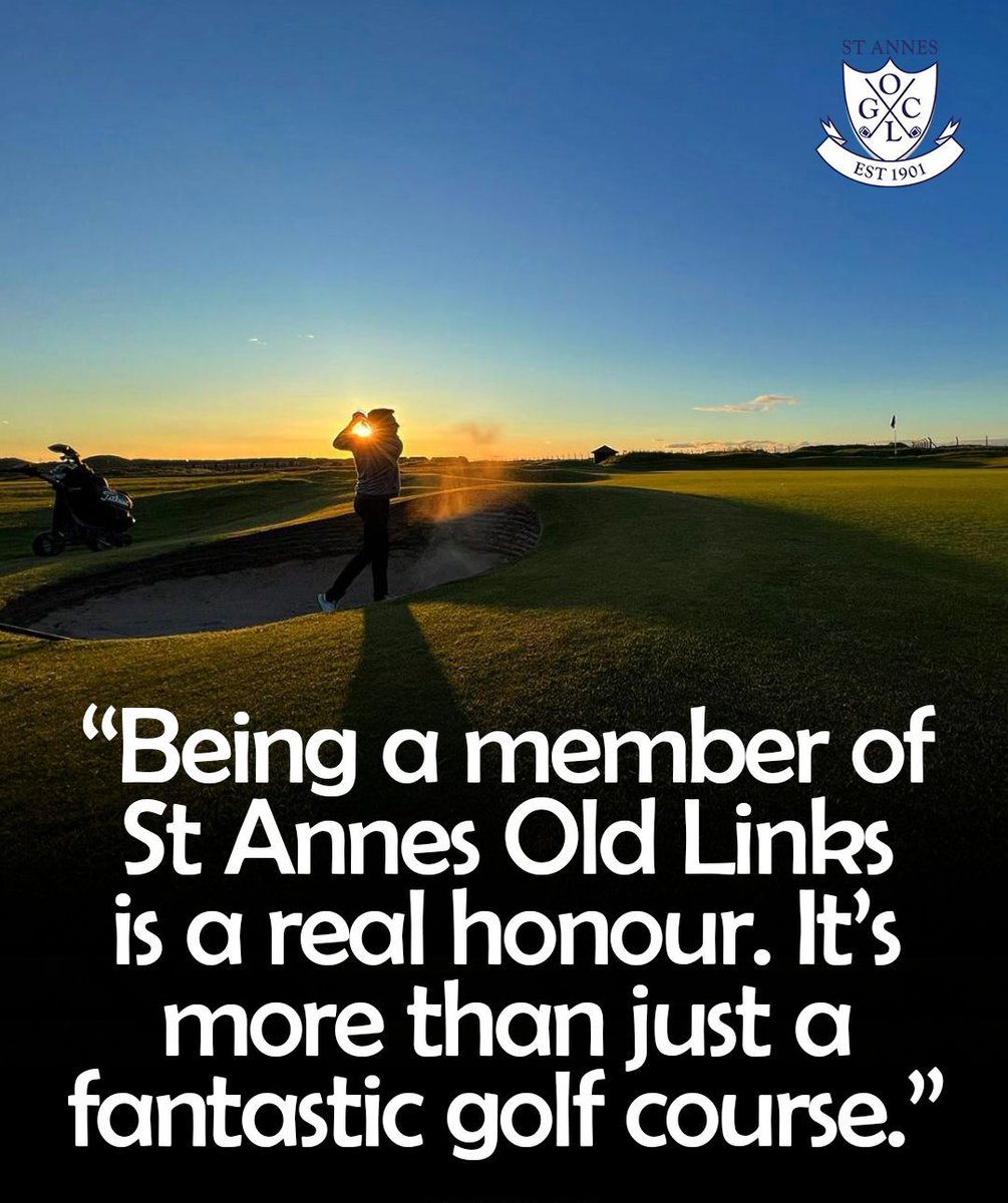 “Being a member of St Annes Old Links is a real honour. It’s more than just a fantastic golf course, it’s a social hub full of old and new friends.

One thing you can guarantee is the incredible hospitality and service in the clubhouse.”