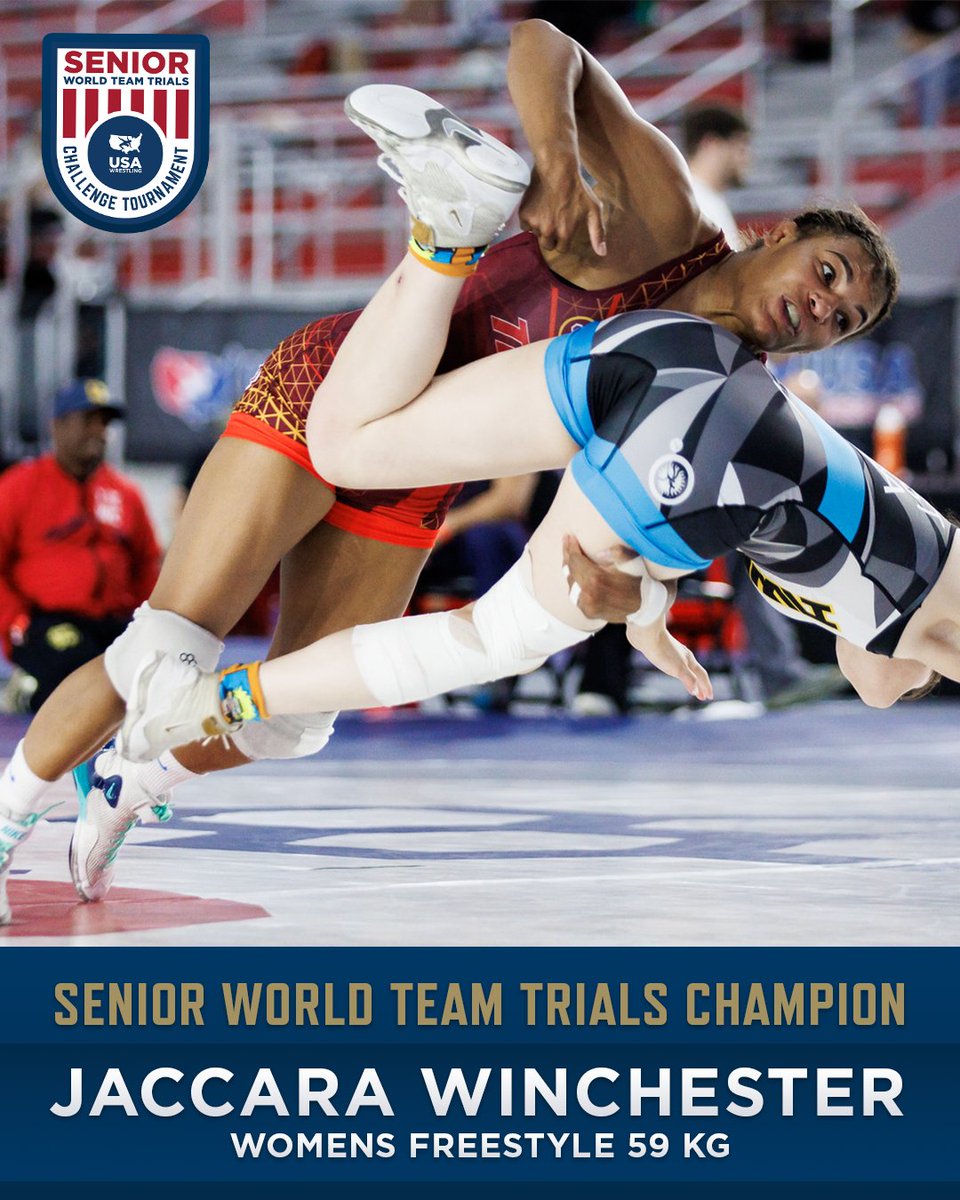 #WTT2025 –59 kg WFS finals - Jacarra Winchester (USOPTC/TMWC) dec. Alexis Janiak (TMWC), 7-3
Winchester to face Abigail Nette (Army WCAP) in Final X in Newark, June 14