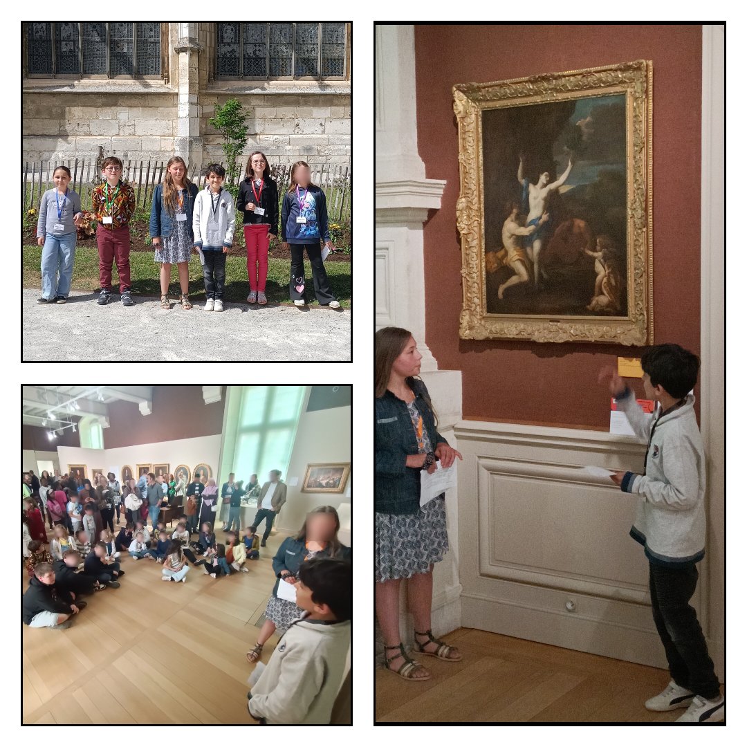 Avec "Ma classe, l'oeuvre", CM1 et 6e sont devenus de petits guides-conférenciers le temps d'une présentation d'oeuvre. Un beau moment de la <a href="/NuitdesMusees/">NuitdesMusées</a> grâce à l'équipe du Musée <a href="/VilleEvreux/">Ville d'Evreux</a>. Merci !
<a href="/ac_normandie/">Académie de Normandie</a> <a href="/Fmarchand_27/">Frédéric Marchand</a> <a href="/frguitard1/">Françoise Guitard</a> <a href="/EureenNormandie/">Département de l’Eure</a> <a href="/henon_sophie/">Sophie HENON</a>