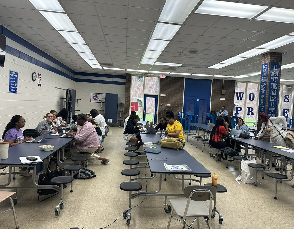 CherylD58's tweet photo. While others rest, WOMS teachers rise—using their Saturday to plan strategic remediation for students who were just shy of EOG proficiency. #OnTheCusp #WOMSStrong
#WOMSExcellence
@WOMSWildcats @CumberlandCoSch https://t.co/08nodSIt2G
