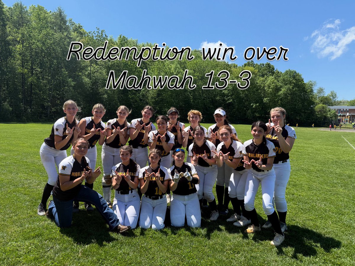 Crazy weather ⛈️ but the sun ☀️ came out and we got it done! <a href="/WestMilfordSB/">WMSOFTBALL</a> <a href="/WMAthleticDept/">WMAthletics</a>