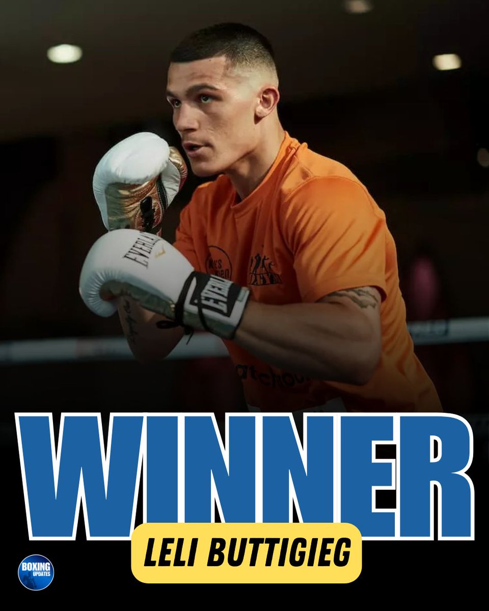 Boxing_Updates1's tweet photo. WINNER! Referee calls a halt to the fight in round 3 after a punch perfect performance from Leli Buttigieg 🥊
He moves to 9-0
#boxer #boxing🥊 #lelibuttigieg #fisherallen2 #copperbox #winner https://t.co/NMSjXmDmxy